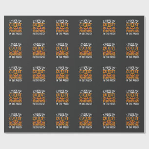Halloween Teacher Cutest Pumpkins in the Patch Wrapping Paper