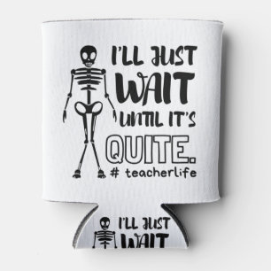 Halloween Teacher Fall Teacher Can Cooler