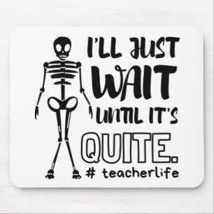 Halloween Teacher Fall Teacher Mouse Pad