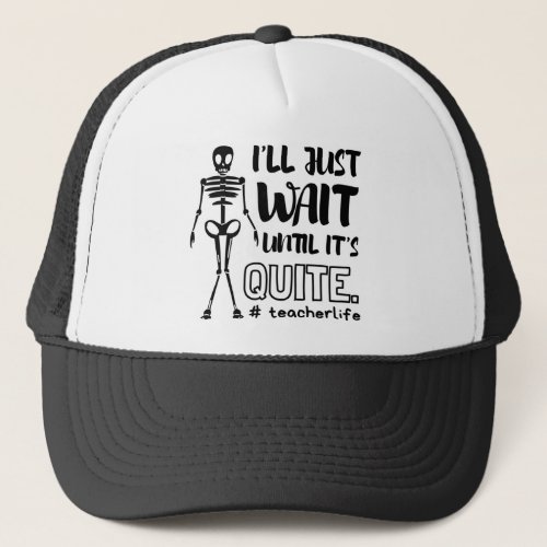 Halloween Teacher Fall Teacher Trucker Hat