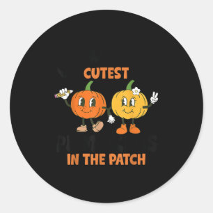Halloween Teacher I Teach The Cutest Pumpkins In T Classic Round Sticker
