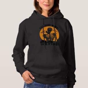 Halloween Teacher I'll Just Wait Until It's Quiet Hoodie