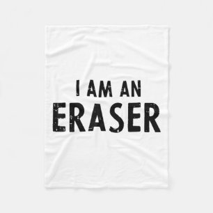 Halloween Teacher Im An Eraser Funny Costume Kids Fleece Blanket