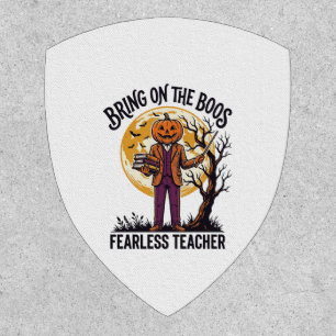 Halloween Teacher Shirt Vintage Engraving Pumpkin Patch