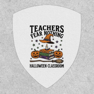Halloween Teacher Shirt With Witchy Books_1 Patch