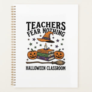 Halloween Teacher Shirt With Witchy Books_1 Planner