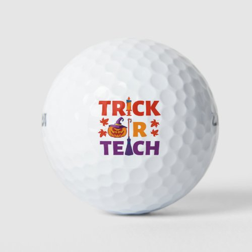 Halloween Teacher Trick Or Teach Golf Balls