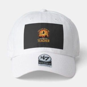 Halloween Teacher Witch Cat Design 47 Brand Hat