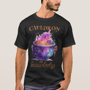 Halloween Teachers Cauldron of Knowledge T-Shirt