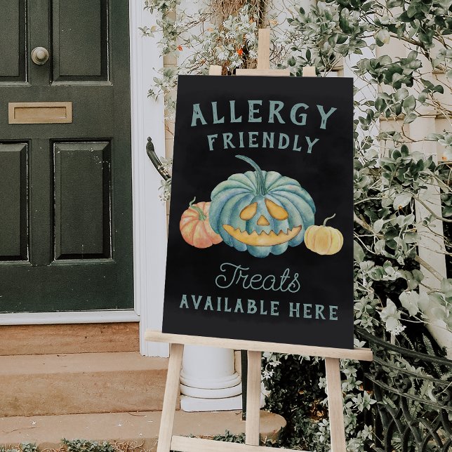 Halloween Teal Pumpkin Allergy Friendly Treats Foam Board (Creator Uploaded)
