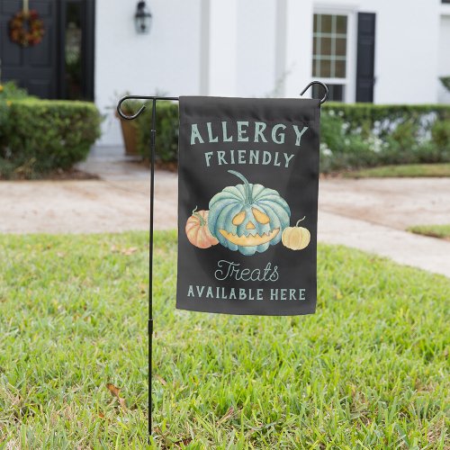 Halloween Teal Pumpkin Allergy Friendly Treats Garden Flag