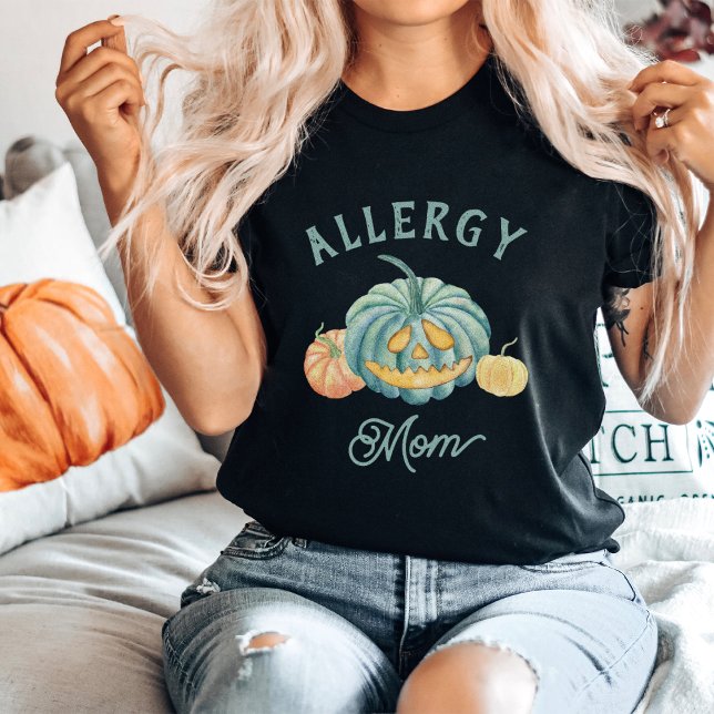 Halloween Teal Pumpkin Allergy Mom T-Shirt (Creator Uploaded)