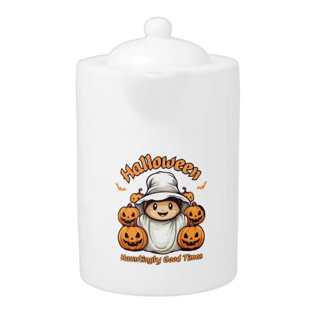 Halloween                                          teapot (Front)
