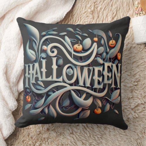 Halloween Tee 1 Throw Pillow