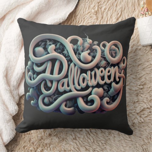 Halloween Tee 4 Throw Pillow