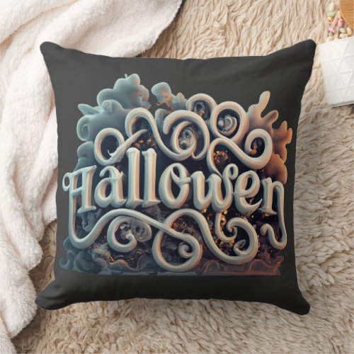 Halloween Tee 5 Throw Pillow