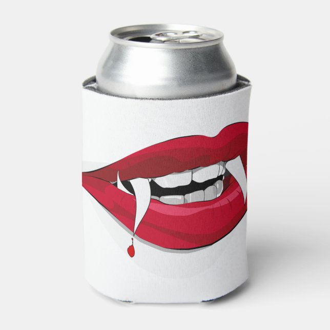 halloween-teeth can cooler (Can Front)