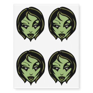 Halloween Temporary Tattoo Zombie Skin Art Gifts