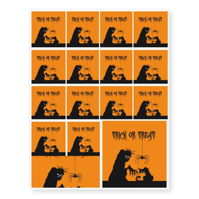 Halloween Temporary Tattoos (Front)