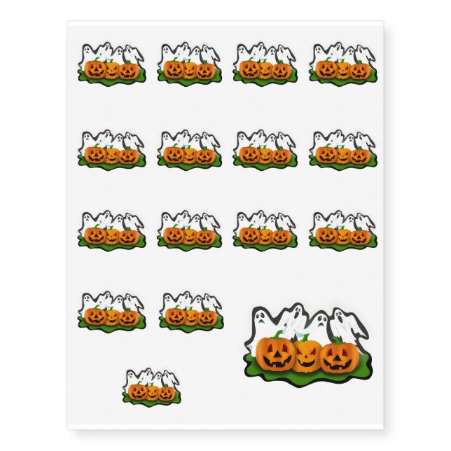 Halloween Temporary Tattoos (Front)