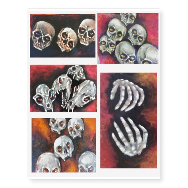 Halloween Temporary Tattoos (Front)