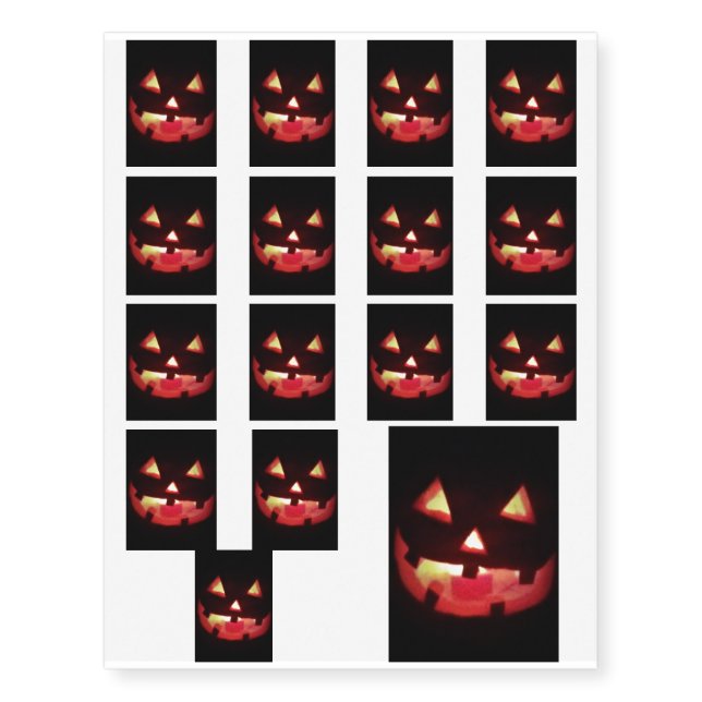 Halloween Temporary Tattoos (Front)