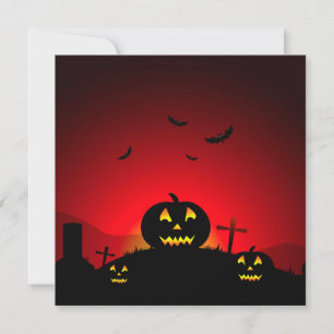 Halloween thank you card