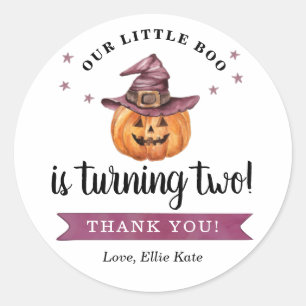 Halloween Thank You Sticker