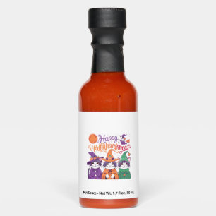 Halloween Thanksgiving Christmas Happy HalloThanks Hot Sauces