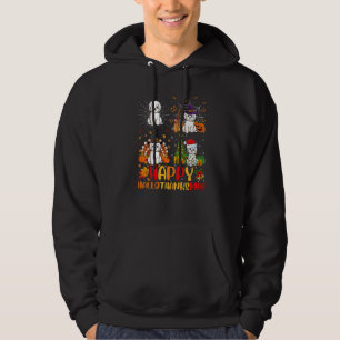 Halloween Thanksgiving Christmas Maltese Dog Hallo Hoodie