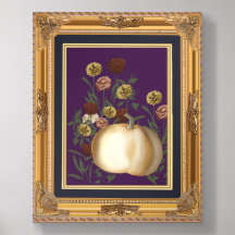 Halloween & Thanksgiving - Moody White Pumpkin
