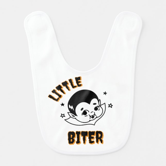 Halloween/Thanksgiving Reversible Baby Bib (Front)