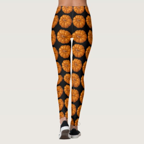 Halloween Thanksgiving small Pumpkins Leggings