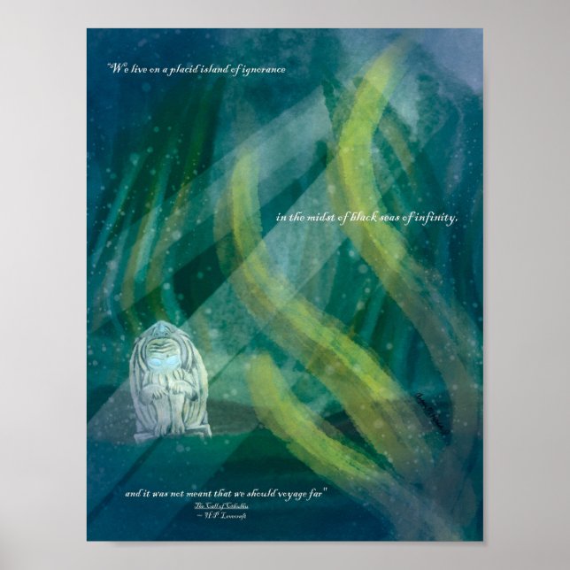 Halloween The Call of Cthulhu Art Print  (Front)