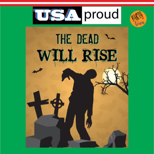Halloween The Dead Will Rise Zombie and Bats Tapes Tapestry