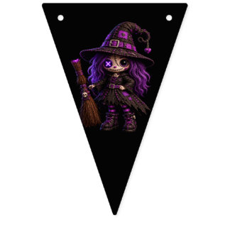 Halloween - The Little Monsters Gang Bunting Flags
