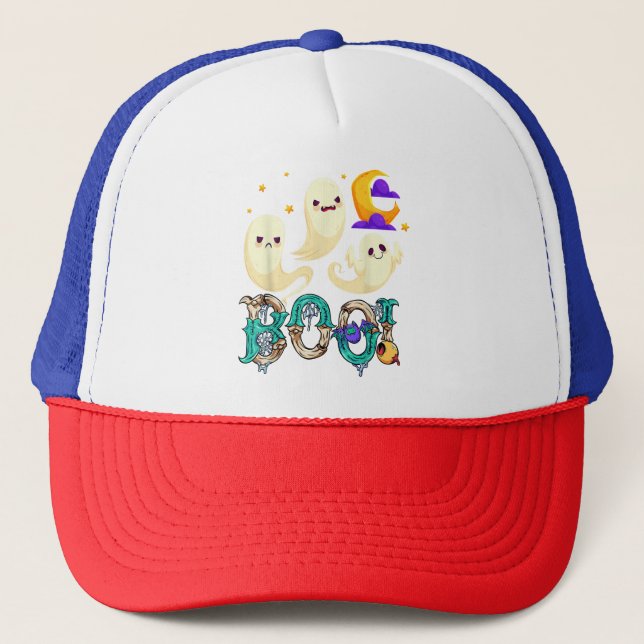 Halloween The Night He Came Home!  1 Trucker Hat (Front)