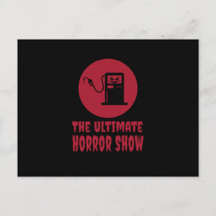 Halloween -The Ultimate Horror Show at Gas Station Postcard