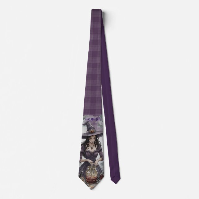 Halloween, The Witch's Midnight Brew  Neck Tie (Front)