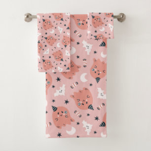Halloween Theme Bath Towel Set