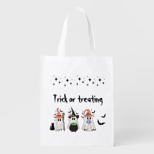 Halloween Theme Grocery Bag