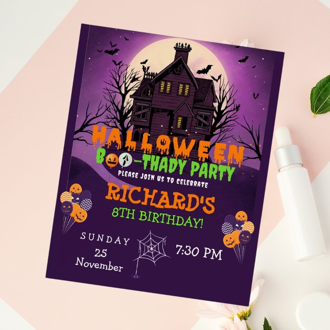 Halloween Theme Kids Birthday Party Foam Board (Creator Uploaded)