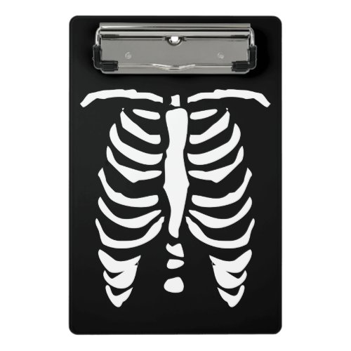 Halloween theme skeleton bones Dr x_ray clipboard