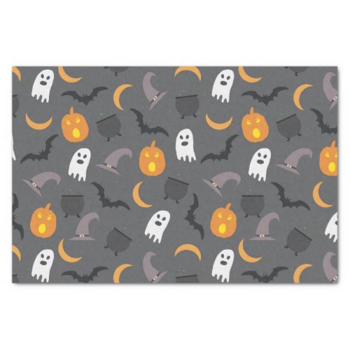 Halloween theme spooky ghosts tissue paper