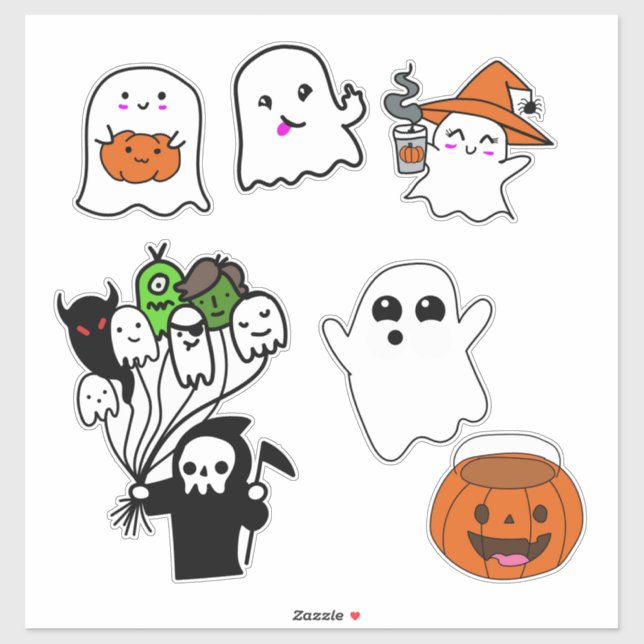 Halloween Theme Sticker (Sheet)