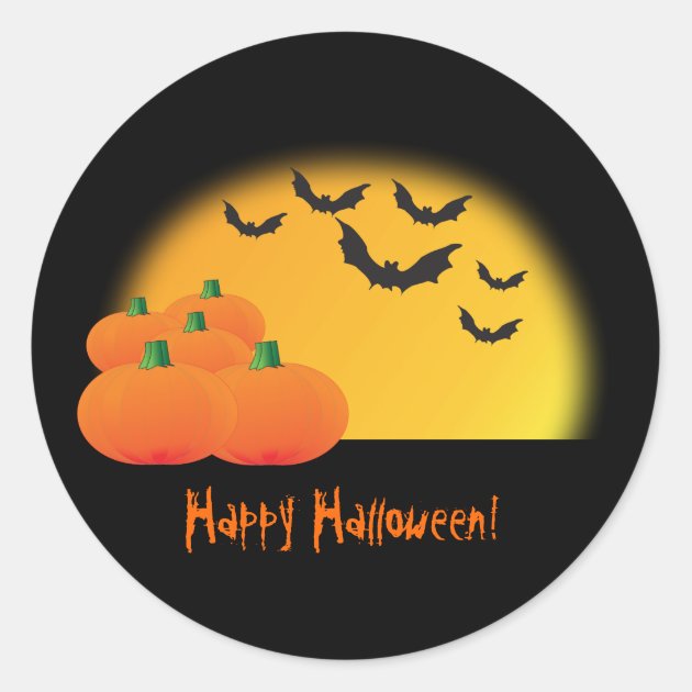 Halloween Theme Sticker - Customize It!