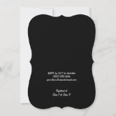 Halloween Theme Witch Baby Shower Invitation (Back)