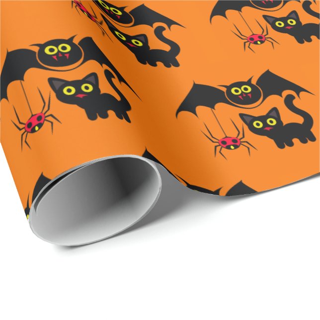 Halloween Theme Wrapping Paper (Roll Corner)