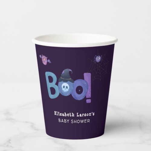 Halloween Themed Baby Shower Cute Party Paper Cups