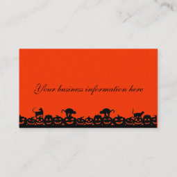 Halloween themed business cards | Zazzle